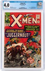 "X-MEN" #12 JULY 1965 CGC 4.0 VG (FIRST JUGGERNAUT).