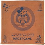 "MICKEY MOUSE TARGET GAME" BOXED LARGE VARIETY.