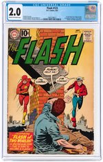 "FLASH" #123 SEPTEMBER 1961 CGC 2.0 GOOD (FLASH OF TWO WORLDS).