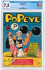 "POPEYE" #1 FEBRUARY-APRIL 1948 CGC 7.5 VF-.