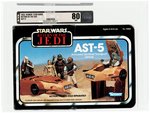 "STAR WARS: RETURN OF THE JEDI - AST-5 ARMORED SENTINEL TRANSPORT VEHICLE" MINI RIG AFA 80 NM.