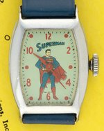 "SUPERMAN SUPERTIME WRIST WATCH" BOXED HIGH GRADE EXAMPLE.