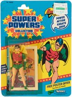 SUPER POWERS ACTION FIGURE ROBIN ON CARD.