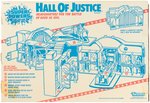 DC COMICS "SUPER POWERS COLLECTION - HALL OF JUSTICE" BOXED PLAYSET.