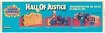 DC COMICS "SUPER POWERS COLLECTION - HALL OF JUSTICE" BOXED PLAYSET.