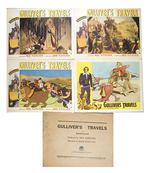 “GULLIVERS TRAVELS” LOBBY CARDS WITH ENVELOPE.