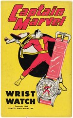 "CAPTAIN MARVEL" BOXED WATCH.