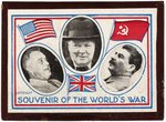 ROOSEVELT, CHURCHILL & STALIN POCKET MIRROR & MATCH BOX HOLDER.