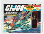 "G.I. JOE - A REAL AMERICAN HERO" ZARTAN WITH SWAMP SKIER SERIES 3 AFA 80 NM (SCHIZO FILE CARD).