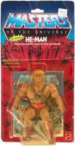 "MASTERS OF THE UNIVERSE - HE-MAN" SERIES 3 12 BACK CARDED ACTION FIGURE.