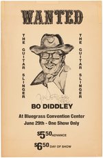 BO DIDDLEY SIGNED 1984 CONCERT POSTER.