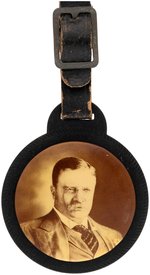 ROOSEVELT BOLD 1912 REAL PHOTO BUTTON ON WATCH FOB.