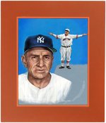 CASEY STENGEL ORIGINAL ART BY DOUG WEST.