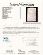 WINFIELD SCOTT HAND WRITTEN AND SIGNED LETTER REFERENCING SUPPORT FOR THE COMPROMISE OF 1850.