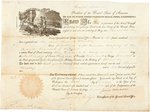 JAMES MONROE SIGNED 1817 LAND DEED.