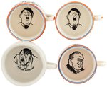 WORLD WAR II ANTI-AXIS/STALIN NOVELTY CHAMBER POT LOT.