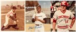 BASEBALL HALL OF FAME & PETE ROSE SIGNED PHOTO LOT.