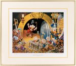 CARL BARKS "HANDS OFF MY PLAYTHINGS" FRAMED SIGNED & NUMBERED LITHOGRAPH.