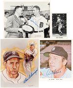 DETROIT TIGERS SIGNED PICTURE LOT INCLUDING 1968 WORLD SERIES CHAMPIONS.