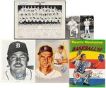 DETROIT TIGERS SIGNED PICTURE LOT INCLUDING 1968 WORLD SERIES CHAMPIONS.