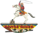 "THE LONE RANGER - RANGE RIDER" BOXED MARX TIN WIND-UP.