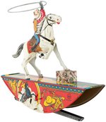 "THE LONE RANGER - RANGE RIDER" BOXED MARX TIN WIND-UP.