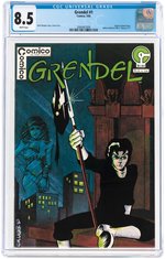 "GRENDEL" #1 MARCH 1983 CGC 8.5 VF+.