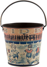 "SEA SIDE" TIN SAND PAIL.