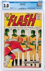 "THE FLASH" #105 FEBRUARY-MARCH 1959 CGC 3.0 GOOD/VG (FIRST MIRROR MASTER).