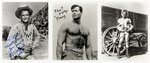 WESTERN STARS SIGNED PHOTO LOT WITH CLAYTON MOORE, CLINT WALKER & OTHERS.
