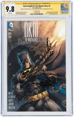 "DARK KNIGHT III: THE MASTER RACE" #3 APRIL 2016 CGC 9.8 NM/MINT SIGNATURE SERIES - LEE VARIANT.