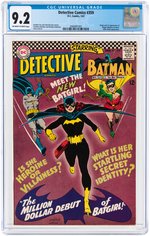 "DETECTIVE COMICS" #359 JANUARY 1967 CGC 9.2 NM- (FIRST BATGIRL).