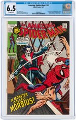 "AMAZING SPIDER-MAN" #101 OCTOBER 1971 CGC 6.5 FINE+ (FIRST MORBIUS).