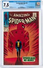 "AMAZING SPIDER-MAN" #50 JULY 1967 CGC 7.5 VF- (FIRST KINGPIN).