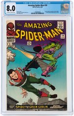 "AMAZING SPIDER-MAN" #39 AUGUST 1966 CGC 8.0 VF.