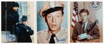 TV ACTORS SIGNED PHOTO LOT WITH VAN WILLIAMS, DON KNOTTS & OTHERS.