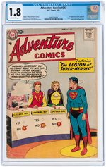 "ADVENTURE COMICS" #247 APRIL 1958 CGC 1.8 GOOD- (FIRST LEGION OF SUPER-HEROES).