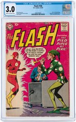 "FLASH" #106 APRIL-MAY 1959 CGC 3.0 GOOD/VG (FIRST GORILLA GRODD & PIED PIPER).