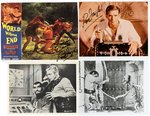 SCI-FI/FANTASY STARS SIGNED PHOTO LOT INCLUDING BUSTER CRABBE & ROD TAYLOR.