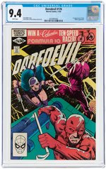 "DAREDEVIL" #176 NOVEMBER 1981 CGC 9.4 NM (FIRST STICK).