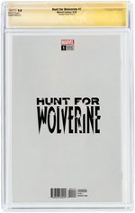 "HUNT FOR WOLVERINE #1 CAMPBELL VARIANT "A" JUNE 2018 CGC 9.8 NM/MINT SIGNATURE SERIES.