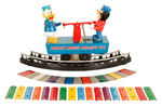 "BATTERY OPERATED MICKEY MOUSE MELODY RAIL ROAD" BOXED SET.