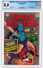 "GREEN LANTERN" #45 JUNE 1966 CGC 8.0 VF.