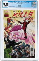 "DEADPOOL KILLS THE MARVEL UNIVERSE AGAIN" #2 VARIANT COVER SEPTEMBER 2017 CGC 9.8 NM/MINT.