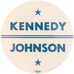 "KENNEDY JOHNSON" 1960 CAMPAIGN BUTTON HAKE #2055.