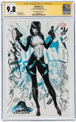 "DOMINO" #1 VARIANT "A" JUNE 2018 CGC 9.8 NM/MINT SIGNATURE SERIES.