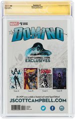 "DOMINO" #1 VARIANT "B" JUNE 2018 CGC 9.8 NM/MINT SIGNATURE SERIES.