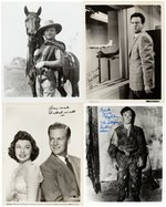 HOLLYWOOD ACTORS SIGNED PHOTO LOT WITH JAMES CAGNEY.