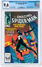 "AMAZING SPIDER-MAN" #252 MAY 1984 CGC 9.6 NM+ (FIRST BLACK COSTUME).