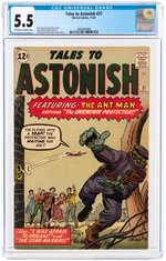 "TALES TO ASTONISH" #37 NOVEMBER 1962 CGC 5.5 FINE-.